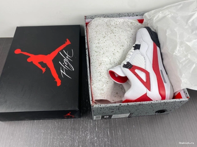 One Kick Cement Red Jordan DH6927-161 Air 4 0818